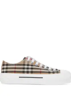Burberry BURBERRY Vintage check cotton sneakers ARCHIVE BEIGE IP CHK