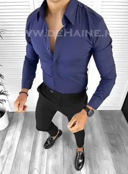Camasa barbati bleumarin slim fit B8412 W19-4.1 E