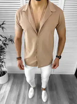 Camasa barbati casual maro 12473 45-1.2