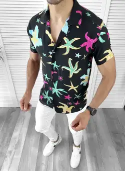 Camasa barbati PREMIUM cu imprimeu 12051 O6-1.2