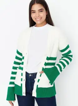 Cardigan dama verde Lucretia