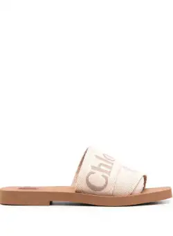 Chloe CHLOÉ Woody flat sandals BEIGE