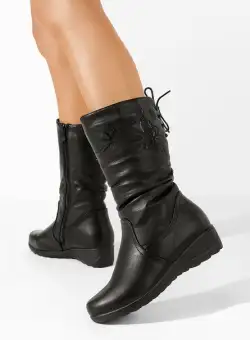 Cizme cu platforma Broena negre