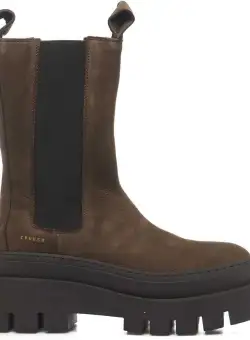 Copenhagen Plateau boots in leather Brown