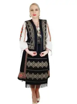 Costum Popular cu broderie traditionala Toni