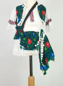 Costum Traditional Fetite 0-12 luni Model IV