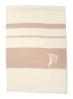 Dondup Stripes detailed scarf White