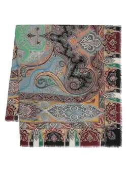 ETRO ETRO Paisley-print scarf MULTICOLOUR