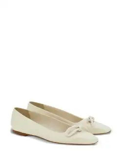 Ferragamo Ferragamo Flat shoes WHITE