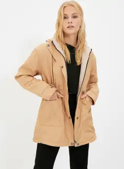 Geaca Parka dama camel Majestic