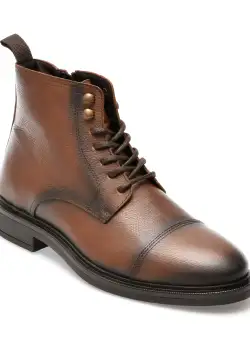 Ghete ALDO maro, UNILIS200, din piele naturala