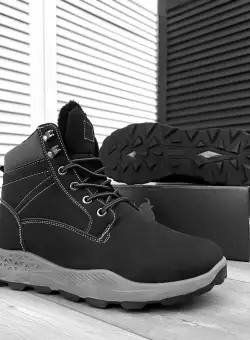 Ghete barbati imblanite negre 1610 A11-2