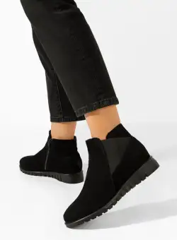 Ghete dama piele Kiesa V2 negre