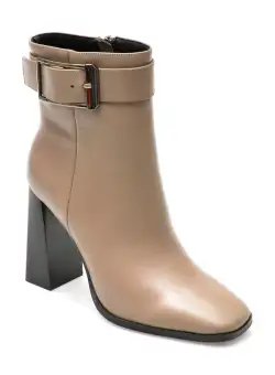 Ghete EPICA gri, G0509, din piele naturala