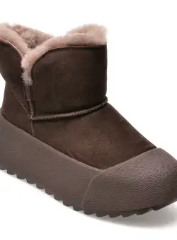 Ghete EPICA maro, 1899, din piele intoarsa