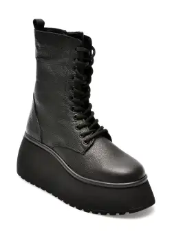 Ghete GRYXX negre, 1460425, din piele naturala