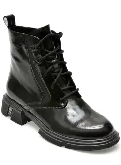 Ghete GRYXX negre, 2500, din piele naturala lacuita