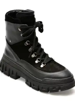 Ghete GRYXX negre, 4442535, din piele naturala