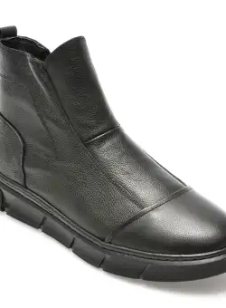 Ghete GRYXX negre, 55317, din piele naturala