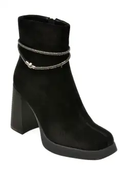 Ghete GRYXX negre, 6520, din piele intoarsa