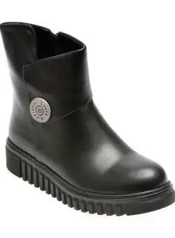 Ghete LAURA BIAGIOTTI negre, 8251, din piele ecologica