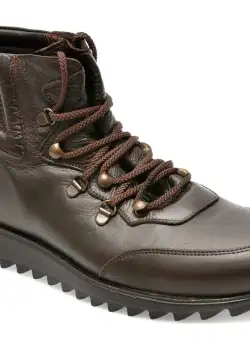 Ghete OTTER maro, 854421, din piele naturala