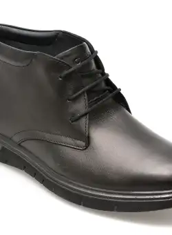 Ghete OTTER negre, 2805, din piele naturala