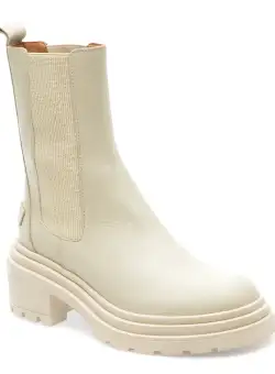 Ghete SHABBIES bej, 1248, din piele naturala