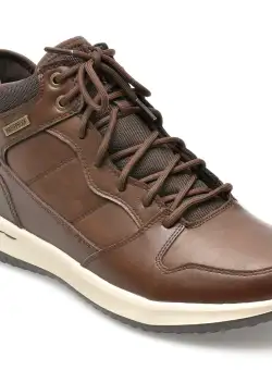 Ghete SKECHERS maro, DELSON, din piele naturala