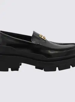 Givenchy GIVENCHY BLACK LEATHER TERRA LOAFERS BLACK
