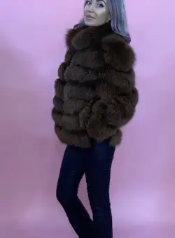 Haina blana naturala maro