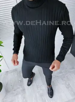 Helanca barbati slim fit neagra B2736 N1-5.6*