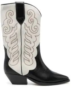 Isabel Marant ISABEL MARANT BOOTS WITH EMBROIDERY Black