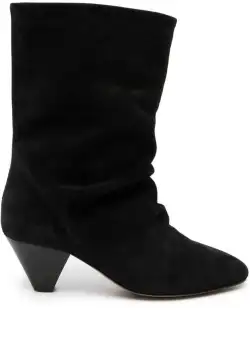 Isabel Marant ISABEL MARANT Reachi suede leather boots BLACK
