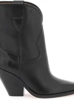 Isabel Marant 'Leyane' Texan Ankle-Boots BLACK