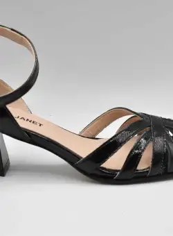 JANET & JANET Flat Shoes Black Black