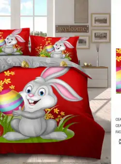 Lenjerie De Pat Finet 4 Piese - Model Paste 8