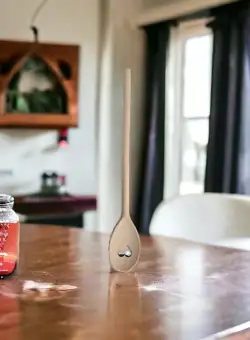 Lingura din lemn - Ochelari