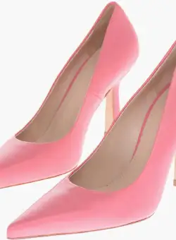 Liu Jo Leonie Hanne Spool Heel Leather Pumps 9Cm Pink