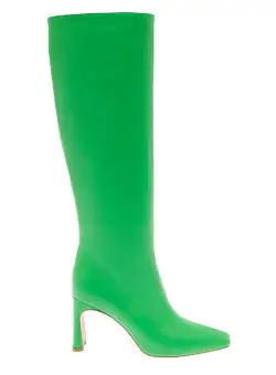 Liu Jo Liu Jo Leonie Hanne Woman's Green Leather Boots Green