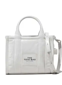 Marc Jacobs MARC JACOBS The Micro crinkle leather bag WHITE