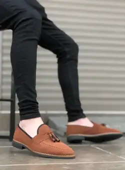 Mocasini barbati maro 12314 N15-3