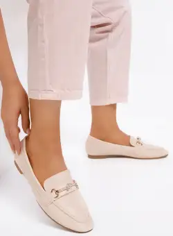 Mocasini dama Elevana Bej