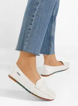 Mocasini dama Tamina albi
