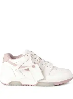 Off-White OFF-WHITE Out Of Office "Ooo" low-top sneakers WHITE PINK