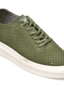Pantofi AXXELLL verzi, CVK2810, din nabuc