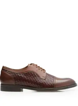 Pantofi barbati eleganti din piele naturala Leofex- 525 Cognac Box