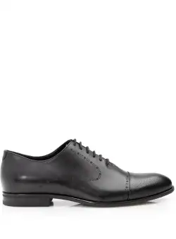 Pantofi barbati eleganti din piele naturala Leofex- 934-2 Negru Box