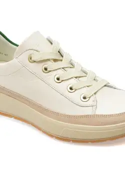 Pantofi casual ARA bej, 54311, din piele naturala