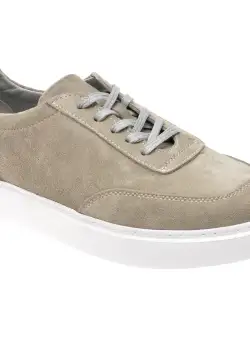 Pantofi casual AXXELLL gri, 7353, din piele intoarsa